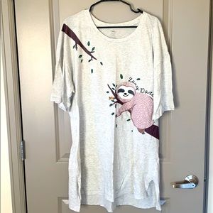 Sloth nightgown